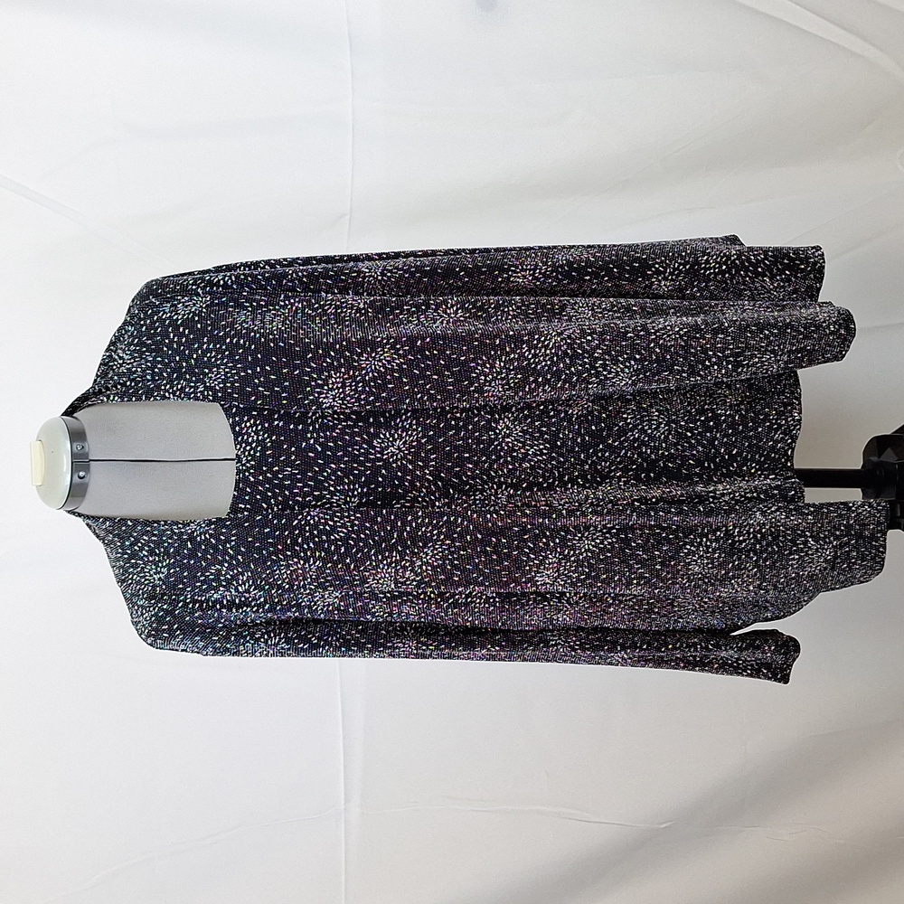 MSK Women Metallic Jacket with Matching Tank Size 1X